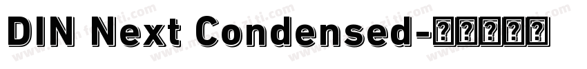 DIN Next Condensed字体转换